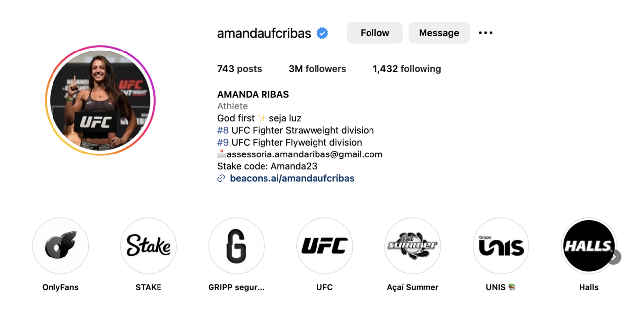 Amanda Ribas instagram
