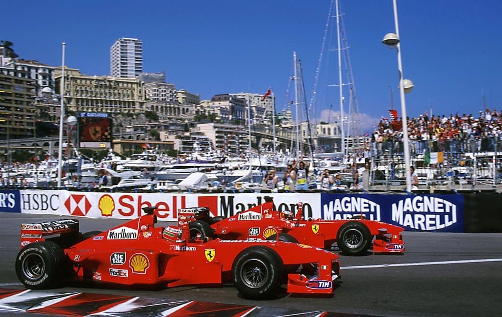 Shumacher ir Irvine lenktyniauja Monako GP