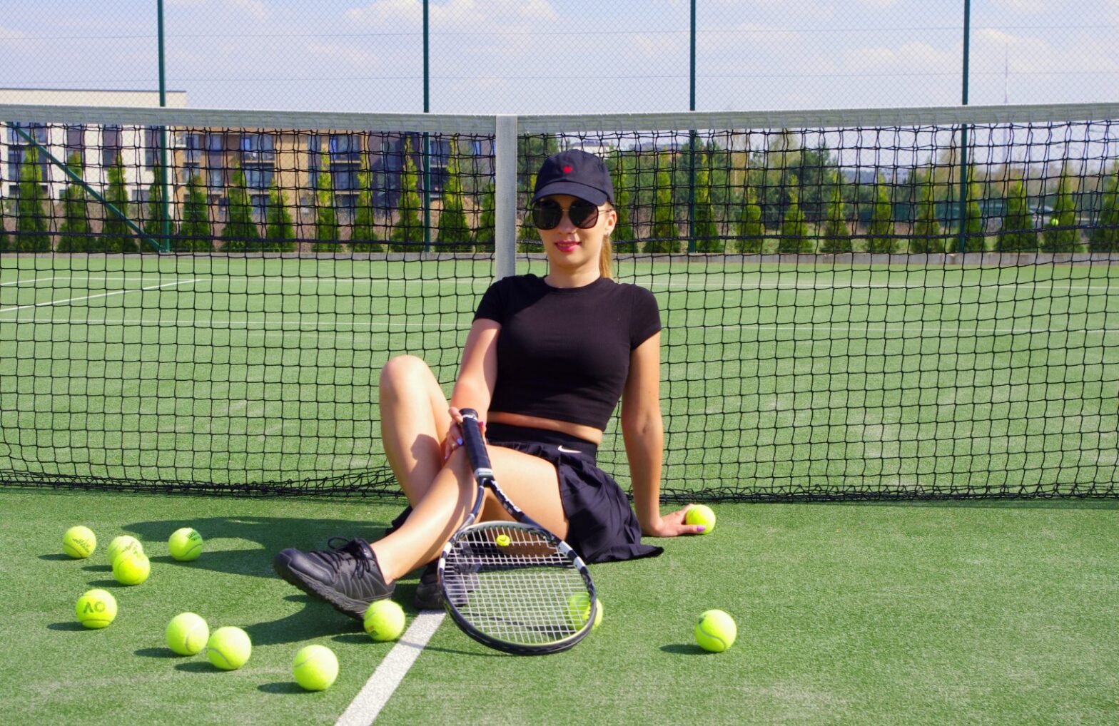 teniso zaideja sedi teniso kortuose vilniuje