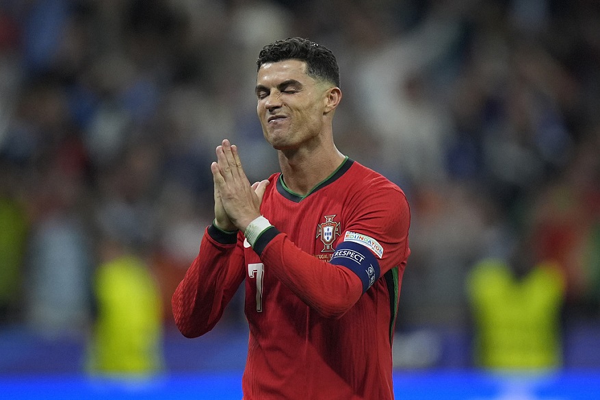 EURO 2024 aštuntfinalio rezultatai Cristiano Ronaldo