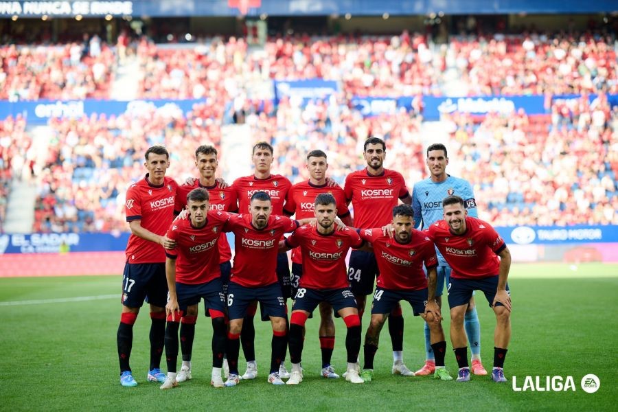 CA Osasuna komanda aikštėje 