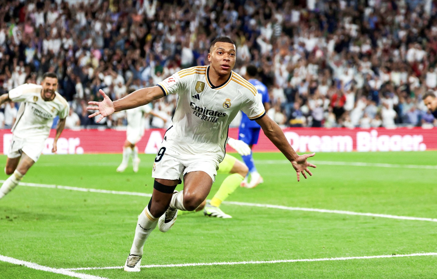 Triumfuojantis Kylianas Mbappe 