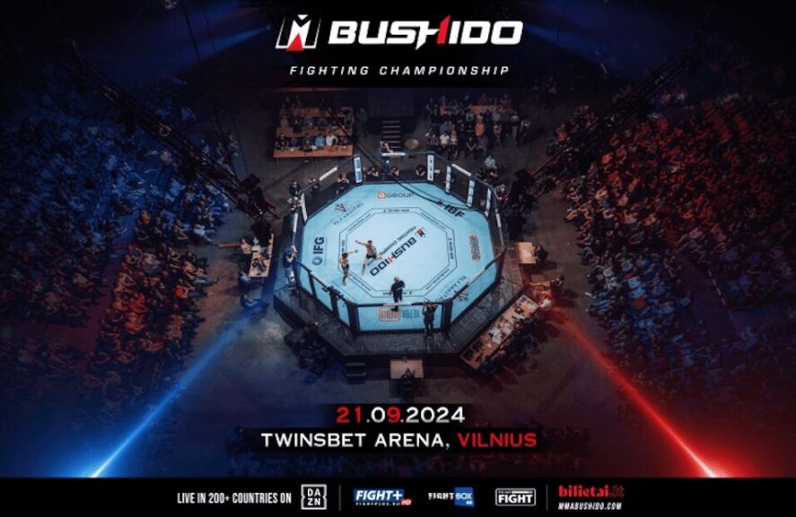 MMA Bushido renginio plakatas