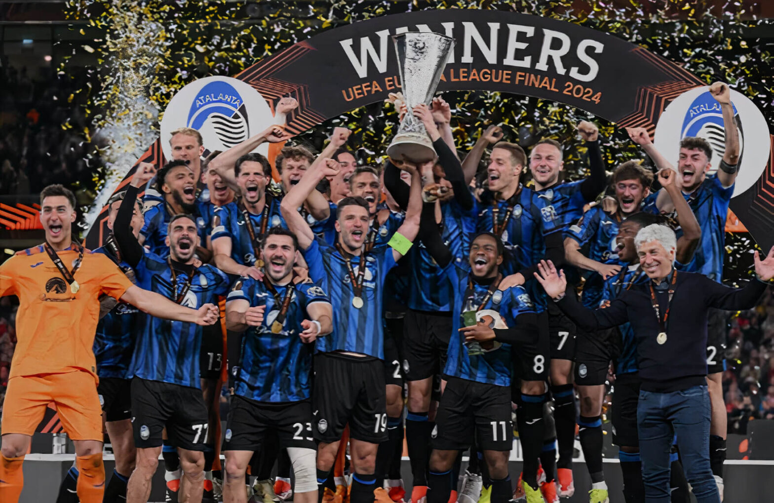 Atalanta futbolo komanda triumfuoja laimėje Europos lygą