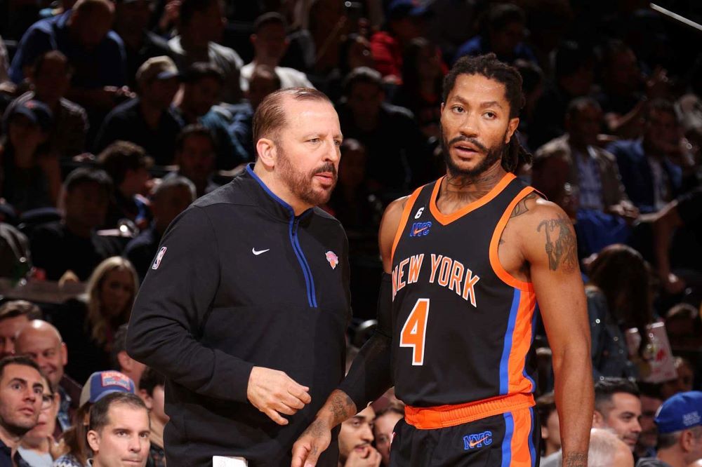 Knicks treneris duoda nurodymus Derekui Rose 