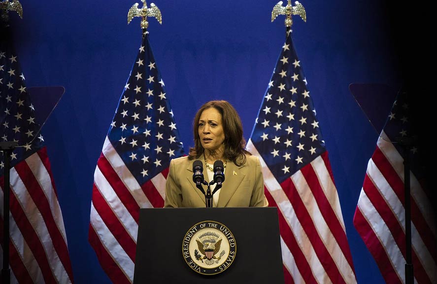 Kamala Harris šneka