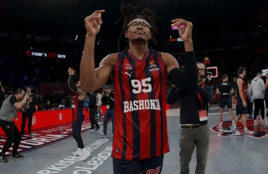 Baskonia žaidėjas triumfuoja