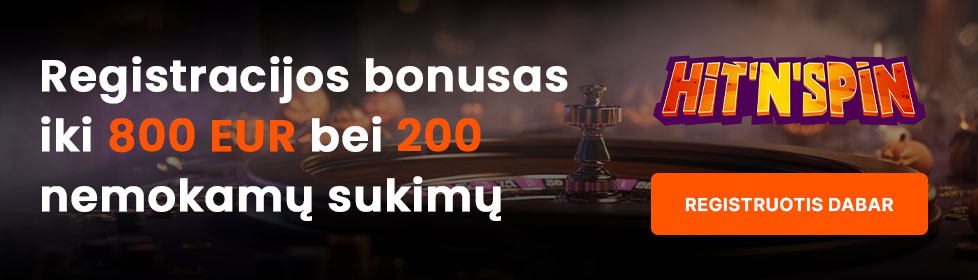 Hitnspin casino homepage banner.