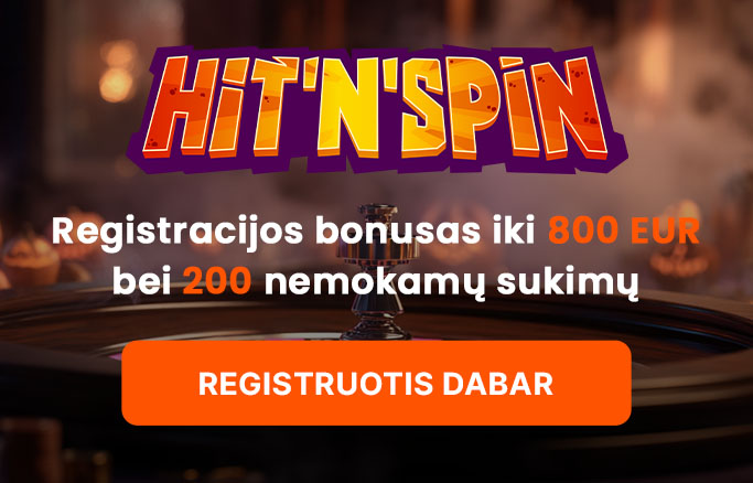 Hitnspin casino homepage banner mobile.