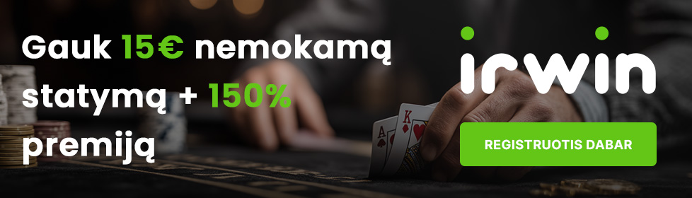 Irwin casino homepage banner.