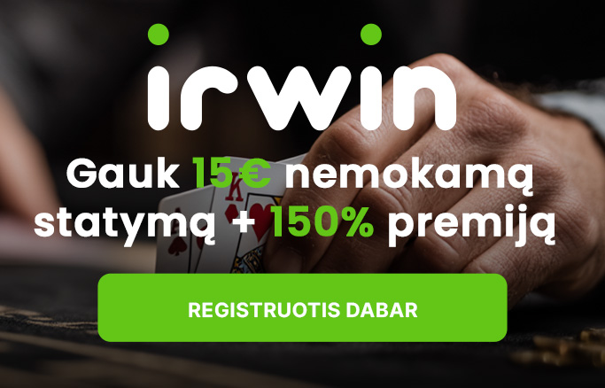 Irwin casino homepage banner mobile.